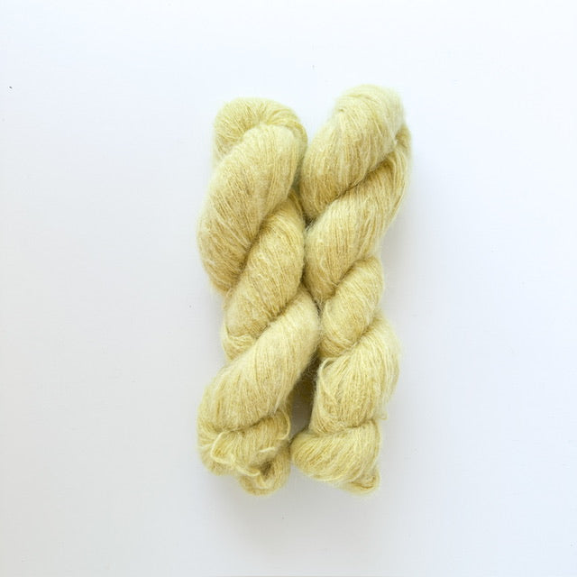 Buy soft-yellow Suri Silk Cloud Lace